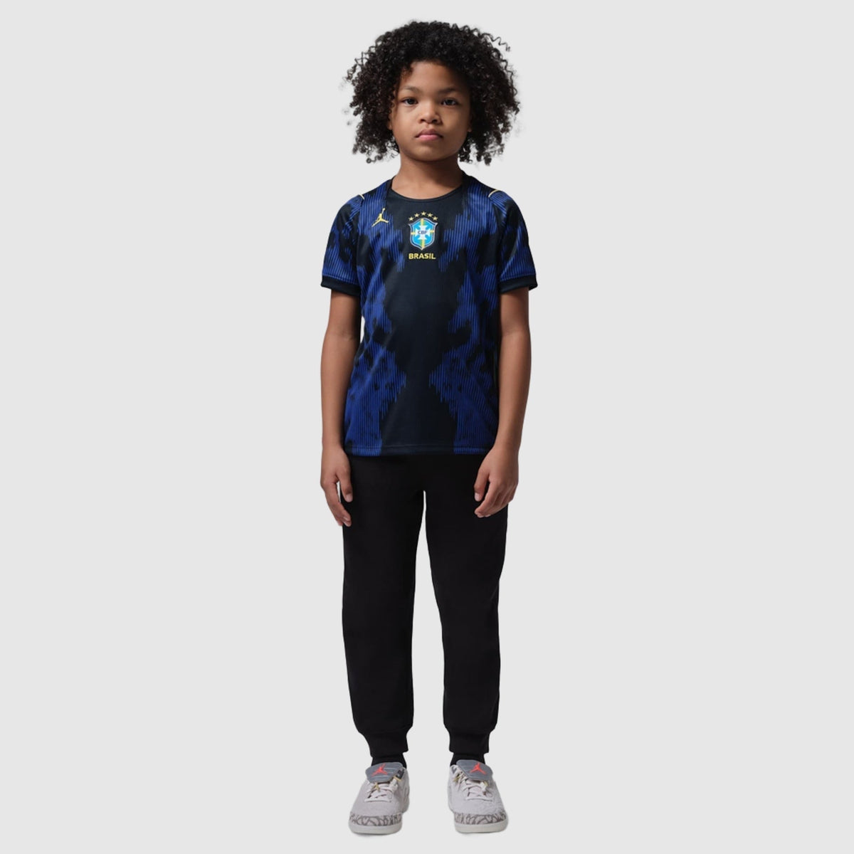 Conjunto Infantil Brasil Away 2026/27