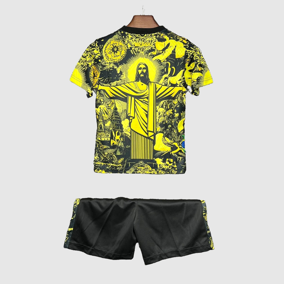 Conjunto Infantil Brasil Cristo Redentor Edição Especial