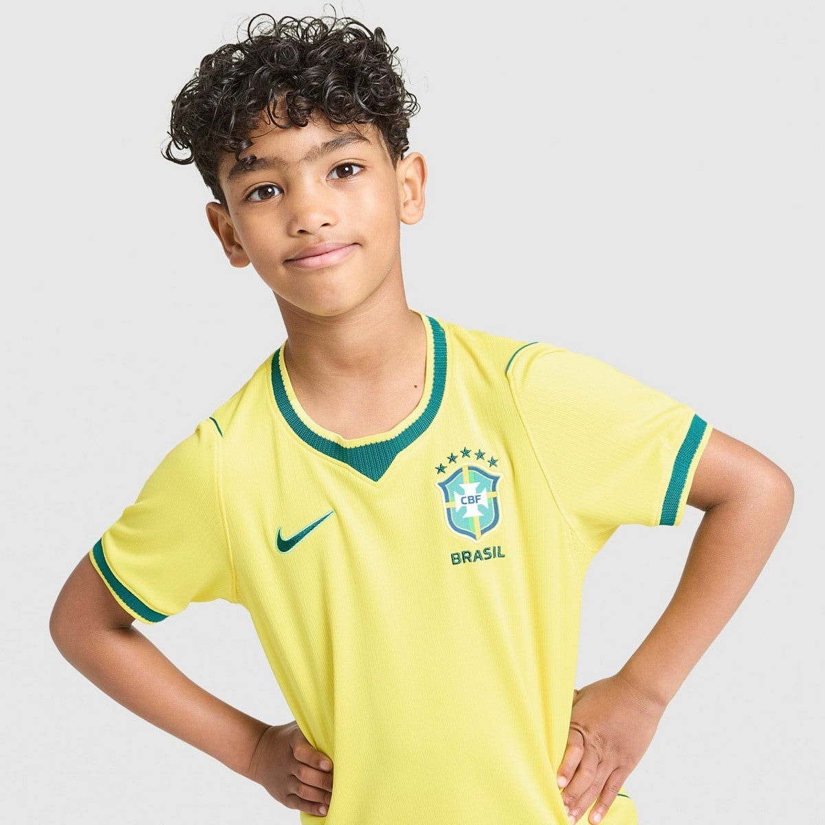 Conjunto Infantil Brasil Home 2026/27