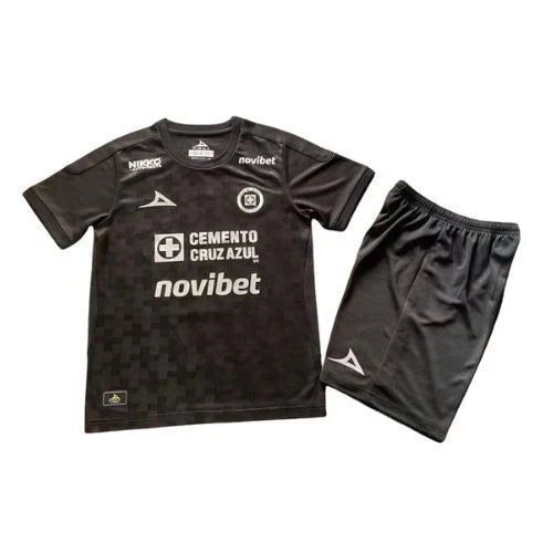 Conjunto Infantil Cruz Azul Preta Third 2025/26