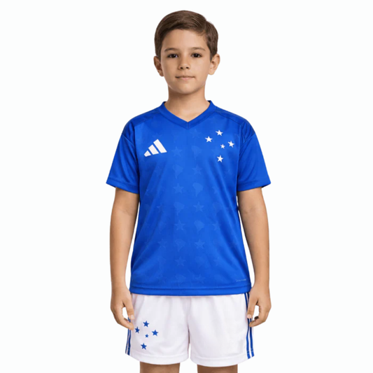 Conjunto Infantil Cruzeiro Home 2026/27