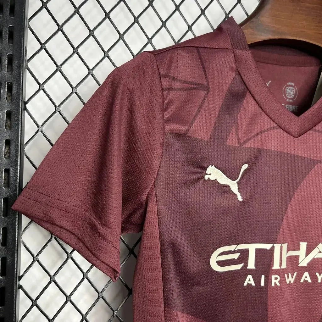 Conjunto Infantil Manchester City Away 2024/25
