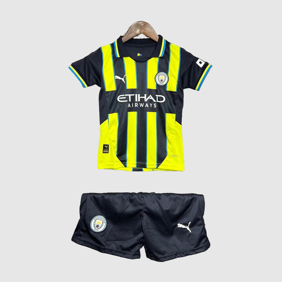 Conjunto Infantil Manchester City Away 2024/25