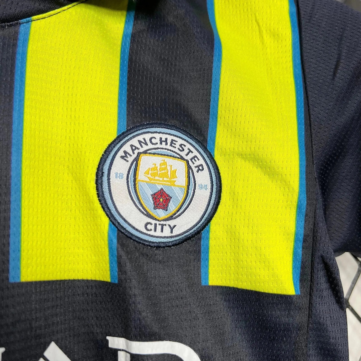 Conjunto Infantil Manchester City Away 2024/25
