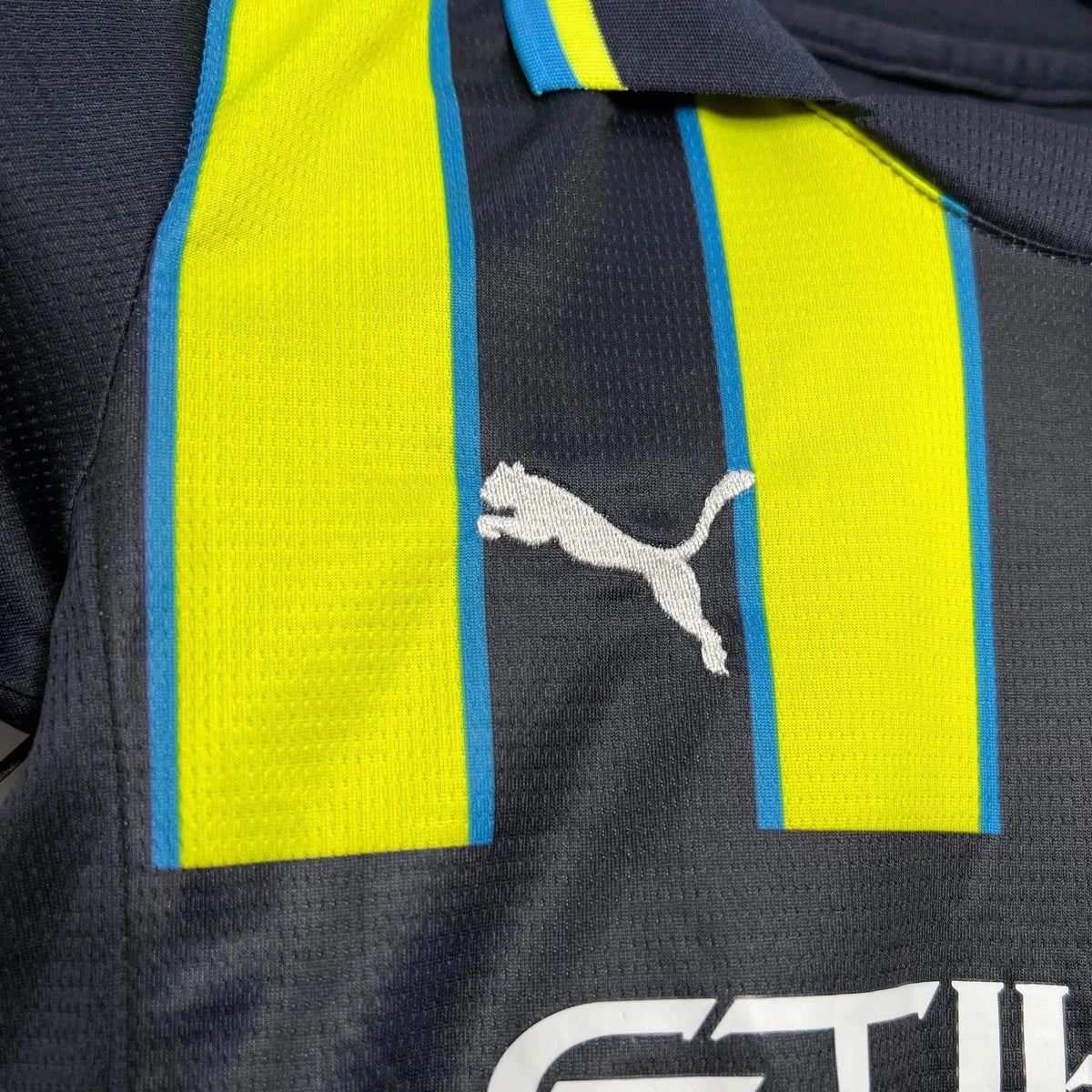 Conjunto Infantil Manchester City Away 2024/25