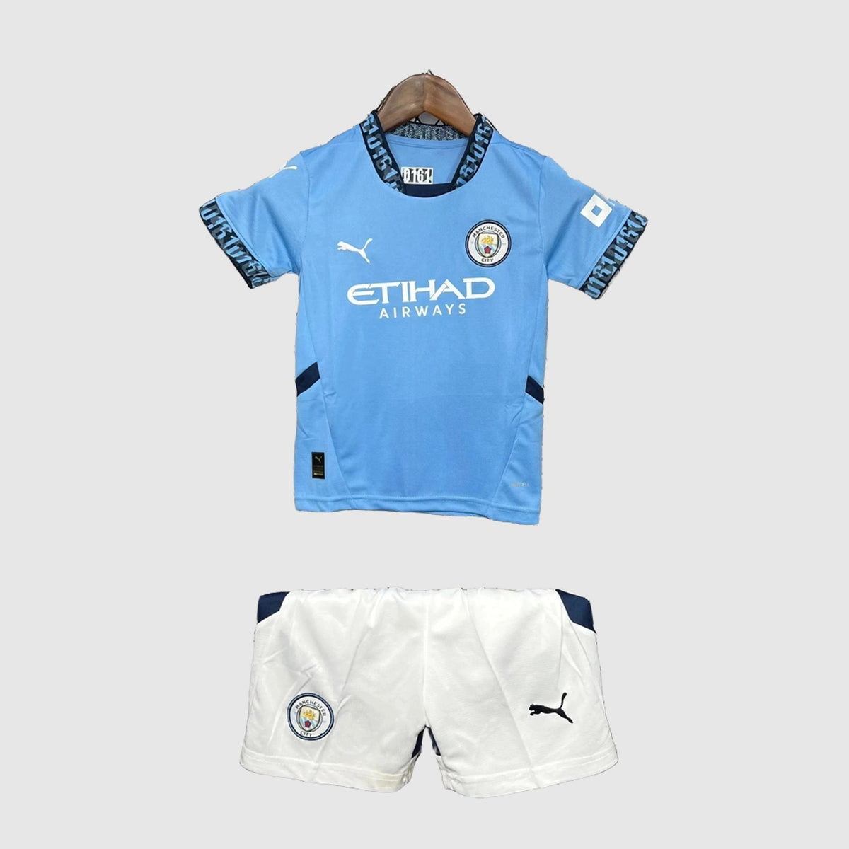 Conjunto Infantil Manchester City Home 2024/25