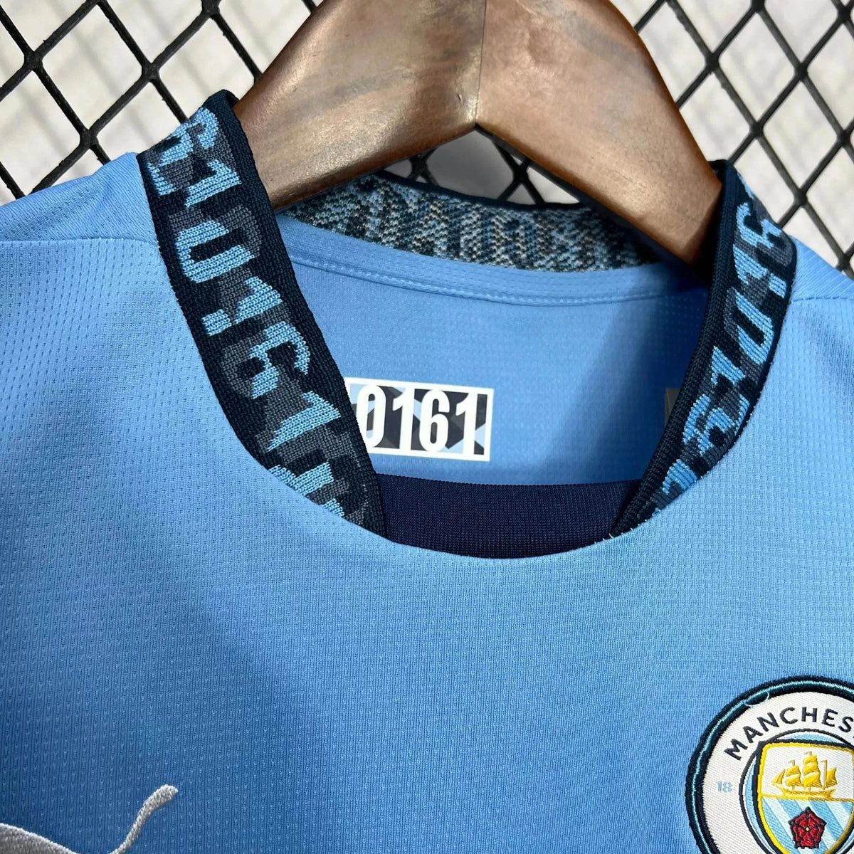 Conjunto Infantil Manchester City Home 2024/25
