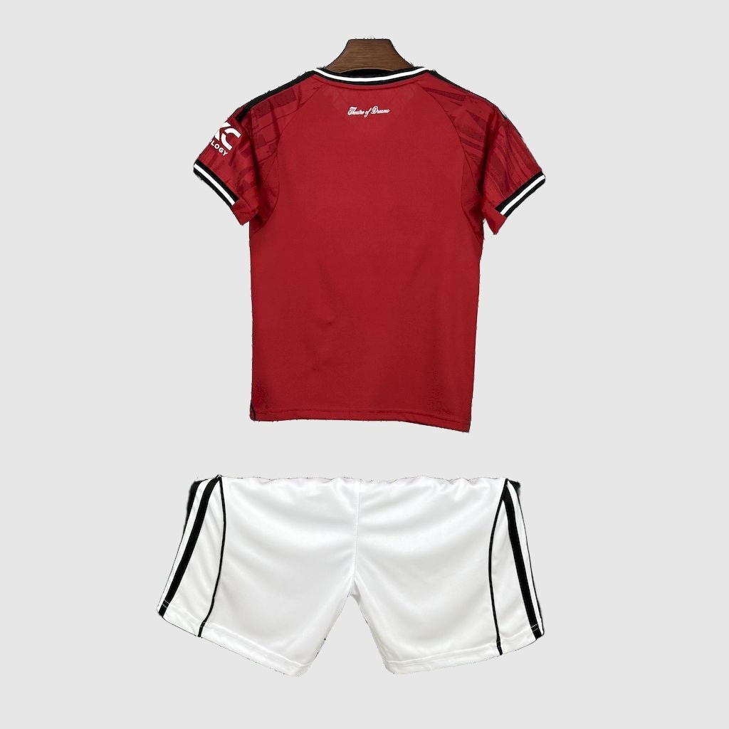 Conjunto Infantil Manchester United Home 2025/26
