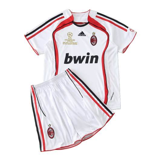 Conjunto Infantil Milan Away Retrô 2006/07