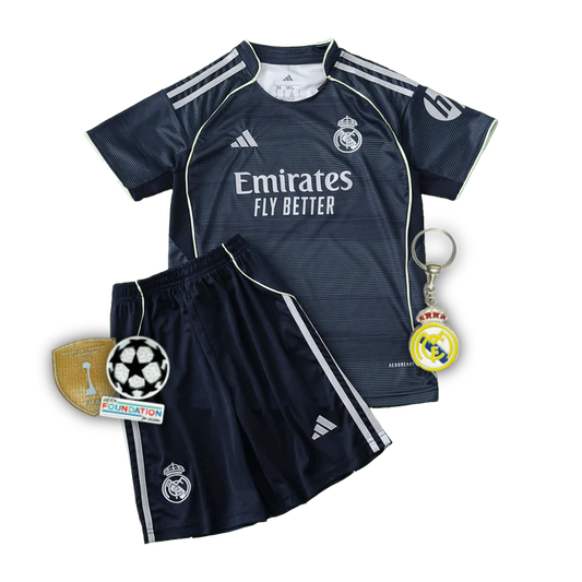 Conjunto Infantil Real Madrid Away 2025/26