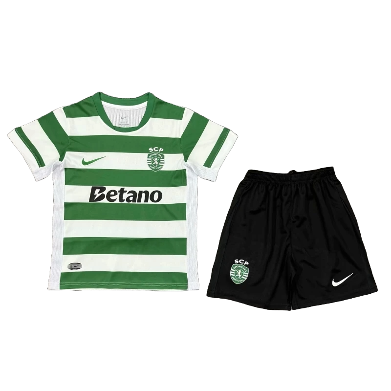 Conjunto Infantil Sporting Home 2025/26