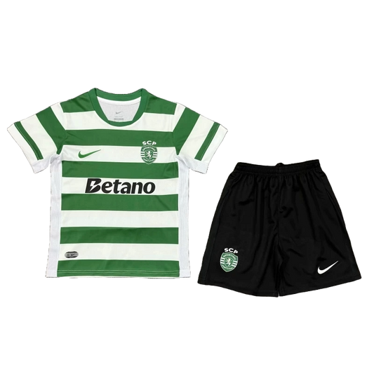 Conjunto Infantil Sporting Home 2025/26